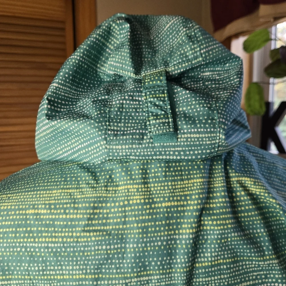 Columbia Kids Teal and Yellow Raincoat